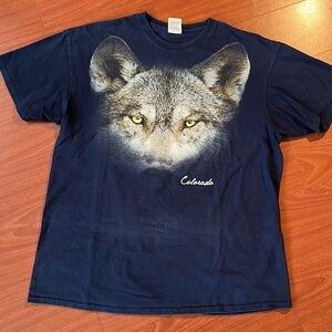 Delta Pro Weight “Wolf” print Womens dark blue size‎ L